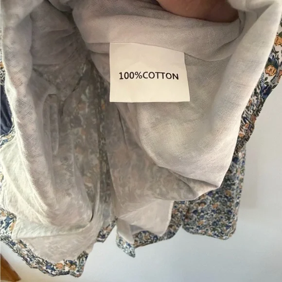 Girl August play set Charming Blue Floral Kids Matching Set - Picture 7 of 9